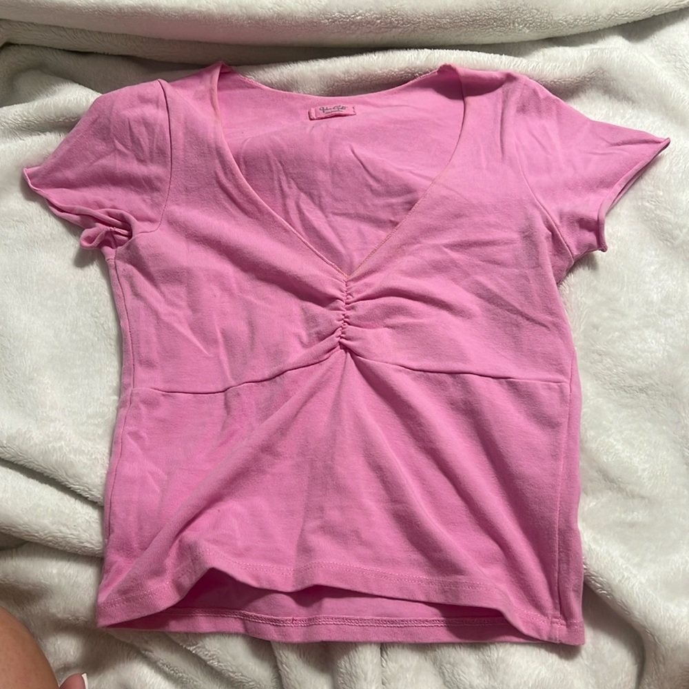 pacsun light pink top! possibly brandy Melville but i am not 100% sure!